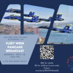 Fleet Week with a side of pancakes on the Red Oak Victory Blue Angels with a side of pancakes on the Red Oak Victory