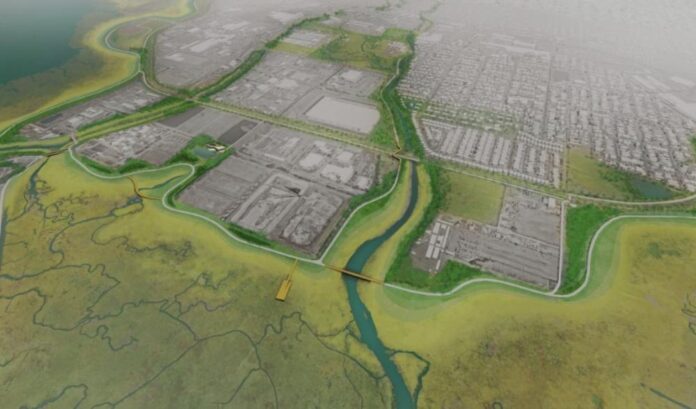 Web page created for emerging North Richmond Living Levee Project