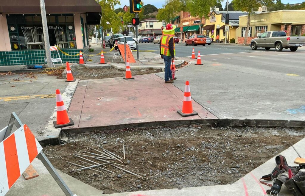Construction underway for Pinole’s sidewalk rehabilitation program