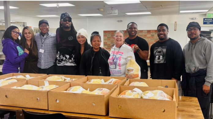 NFL running back Najee Harris donates turkeys to Richmond's GRIP