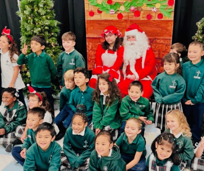 Santa rolls in on a fire truck for ‘Breakfast with Santa’