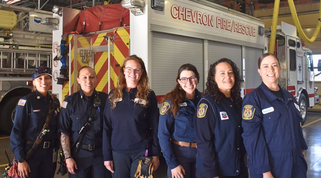 Six women at Chevron’s firehouse on training, trust and showing up for Richmond 