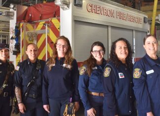 Six women at Chevron’s firehouse on training, trust and showing up for Richmond Six women at Chevron’s firehouse on training, trust and showing up for Richmond