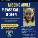 Family and police urge help finding missing Richmond man Family and police urge help finding missing Richmond man