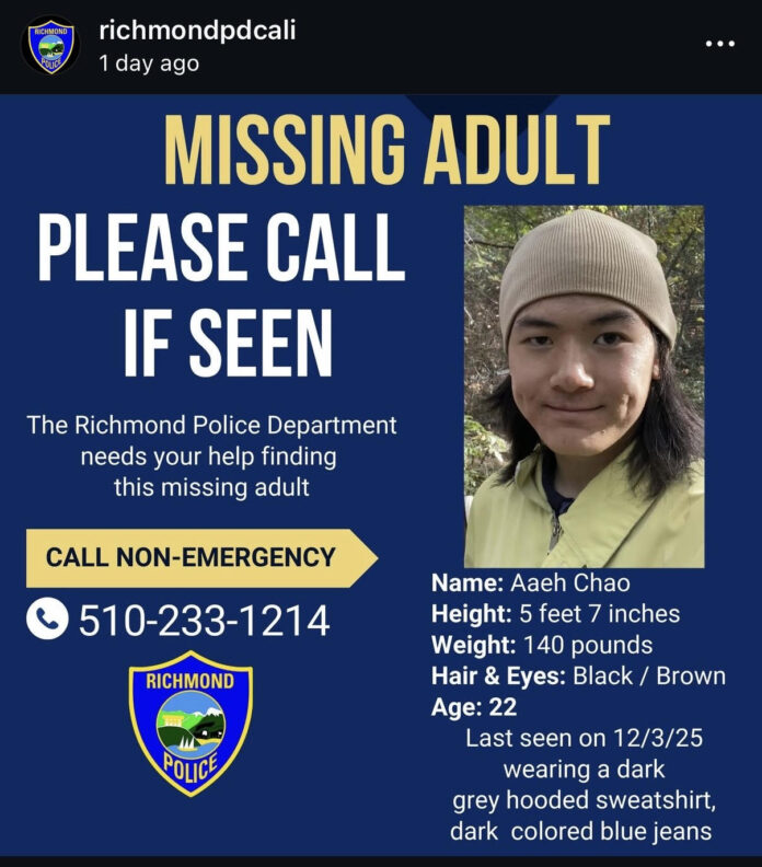 Family and police urge help finding missing Richmond man