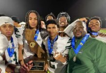Equipo de fútbol americano de El Cerrito High recibe reconocimiento de la ciudad tras histórico título estatal El Cerrito High football team honored by city after historic state title