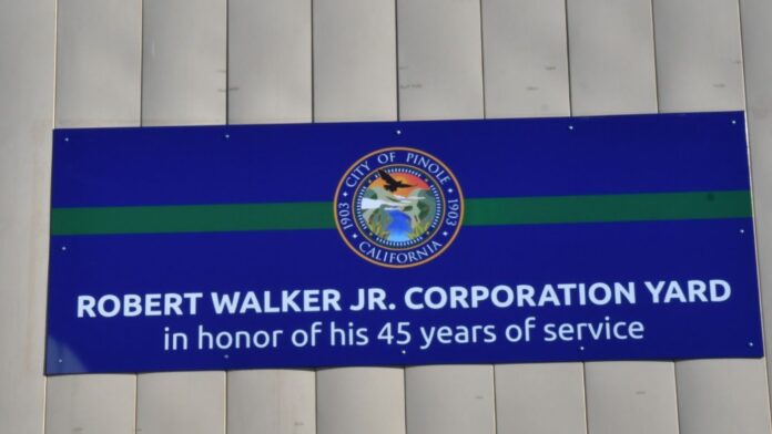 Pinole officially dedicate Robert Walker Jr. Corporation Yard