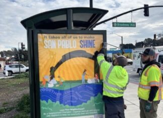 San Pablo bus stops transforming into environmental info hubs San Pablo bus stops transformed into environmental information hubs