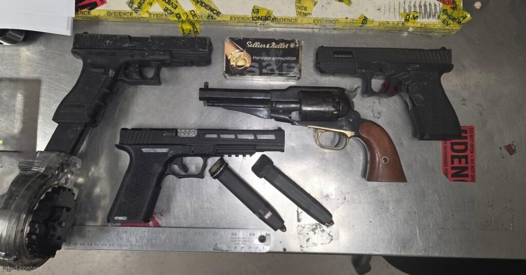 San Pablo police seize four firearms during traffic stop