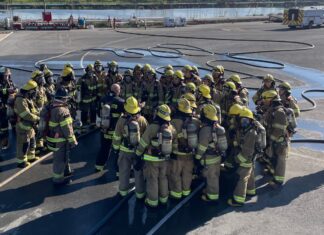 Chevron Richmond provides free, mandated training to regional firefighters Chevron Richmond los medanos college fire training California