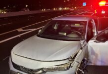 Spike strips, a drone and a fying Sawzall involved in chase after felon Spike strips, a drone and a fying Sawzall: felon captured after multi-agency chase