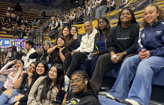 Richmond students attend Black History Month celebration at Cal game