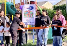 Volunteers clean and adopt Humphrey Playlot on Earth Day Volunteers clean and adopt Humphrey Playlot on Earth Day