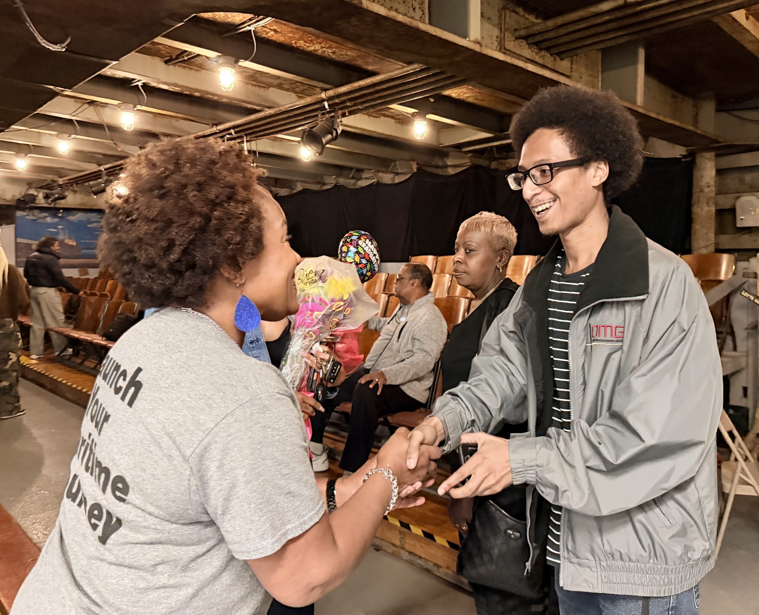 Maritime apprenticeship graduates honored aboard Red Oak Victory
