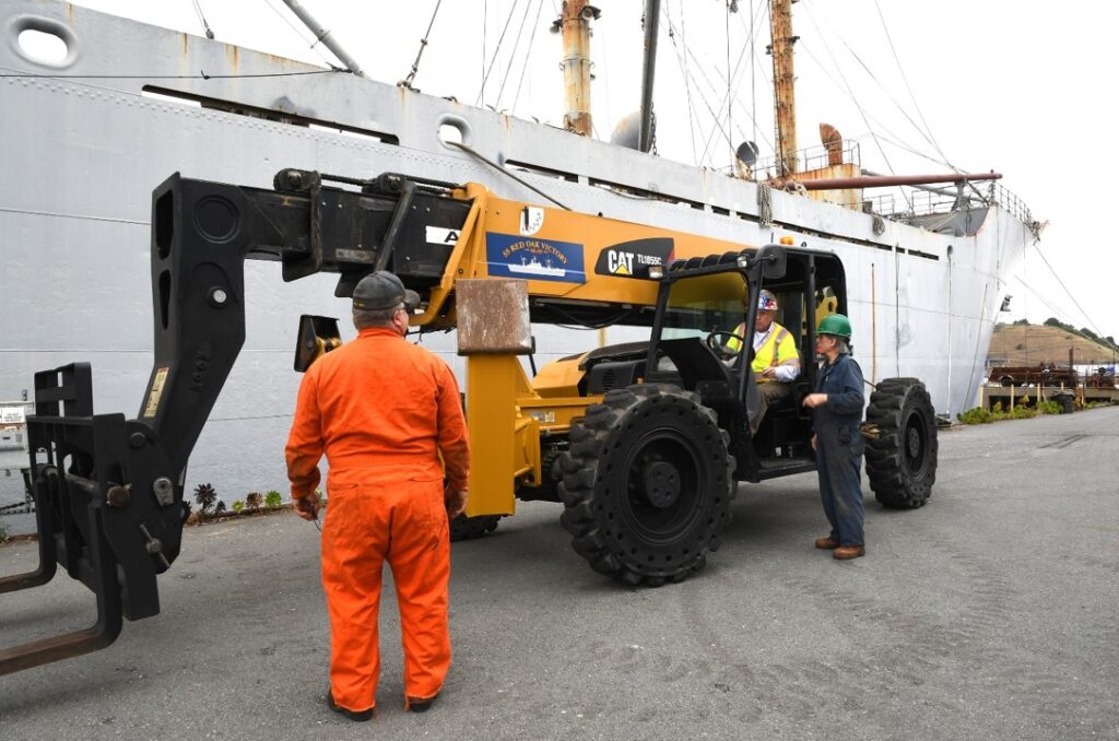 SS Red Oak Victory receives $80K equipment donation to accelerate restoration