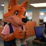 Roxy the Fox is new mascot for county’s Rolling Reader literacy van Roxy the Fox is new mascot for county's Rolling Reader literacy van